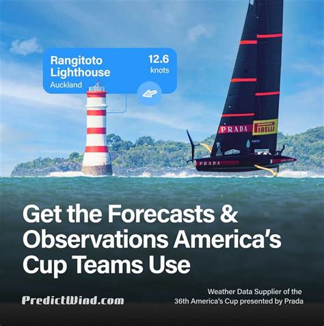 prada cup weather forecast|America's Cup observations from PredictWind .